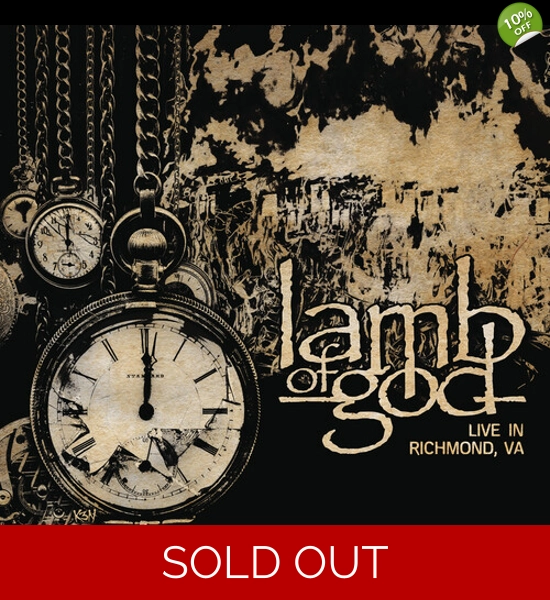 Lamb Of God - Live In Richmond, VA. Vinyl LP